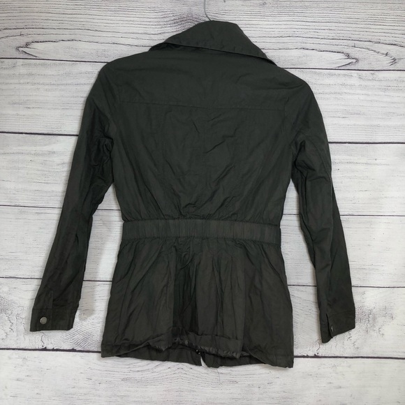 Forever 21 Olive Utility Jacket Sz Med - Picture 7 of 7